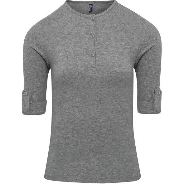 Premier | Long john women's T-shirt with fold-over sleeves